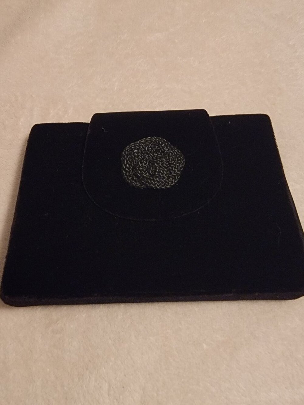 black velvet purse